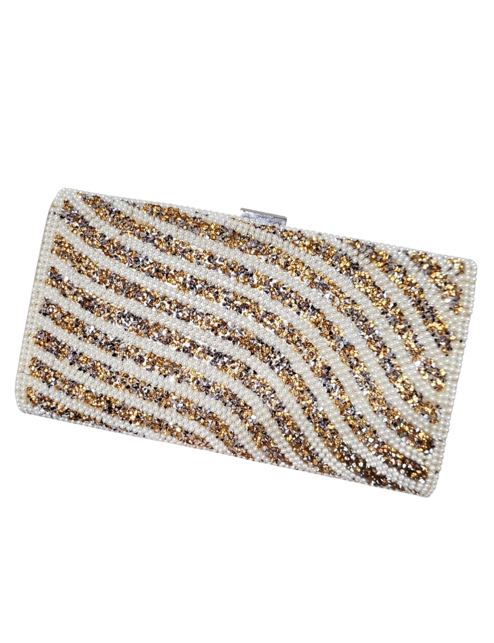 Cartera de Mano Plateado