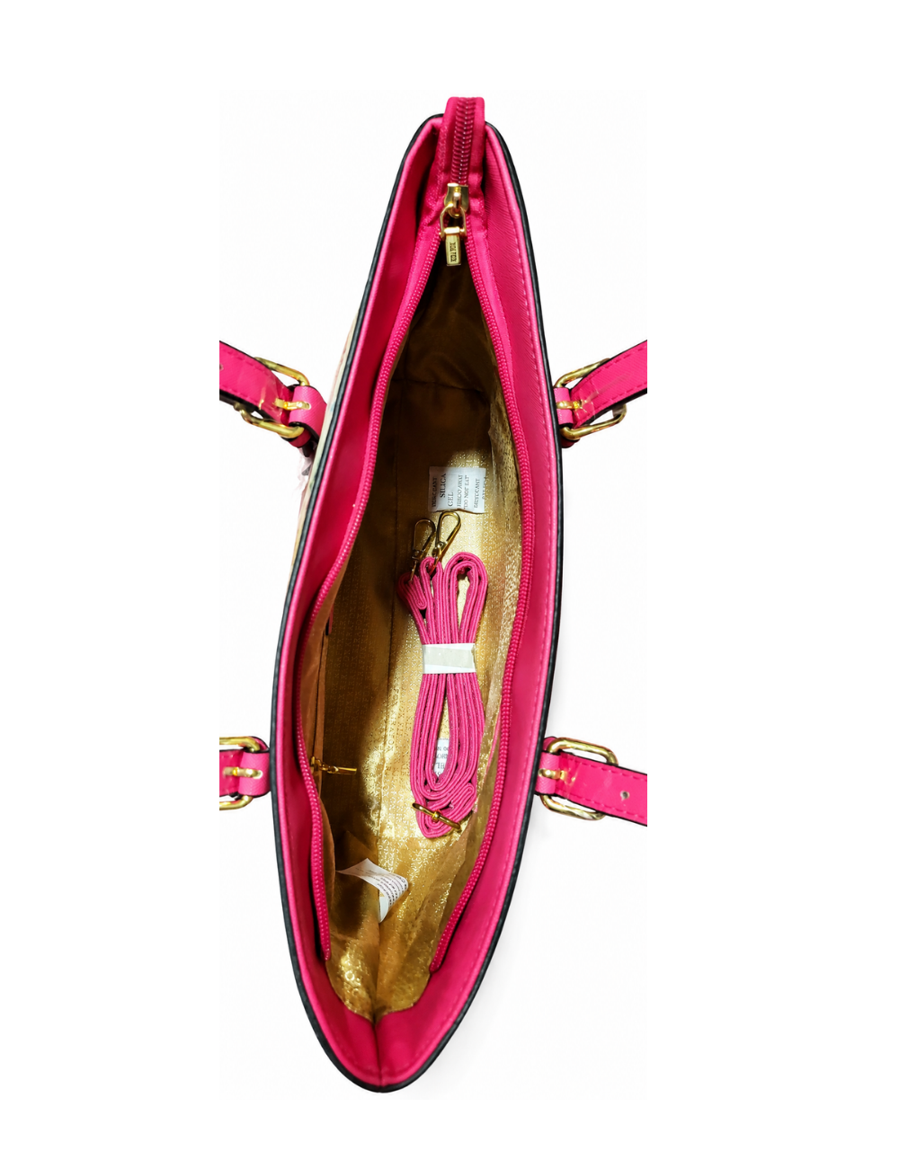 Cartera Floreada de 2 piezas Fucsia