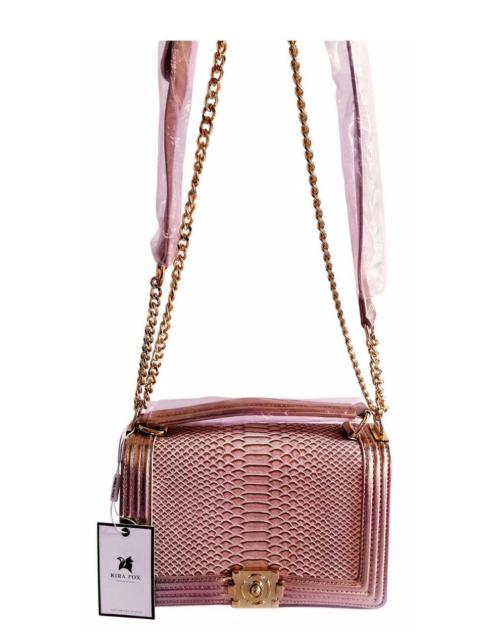 Cartera Dorado Rosa