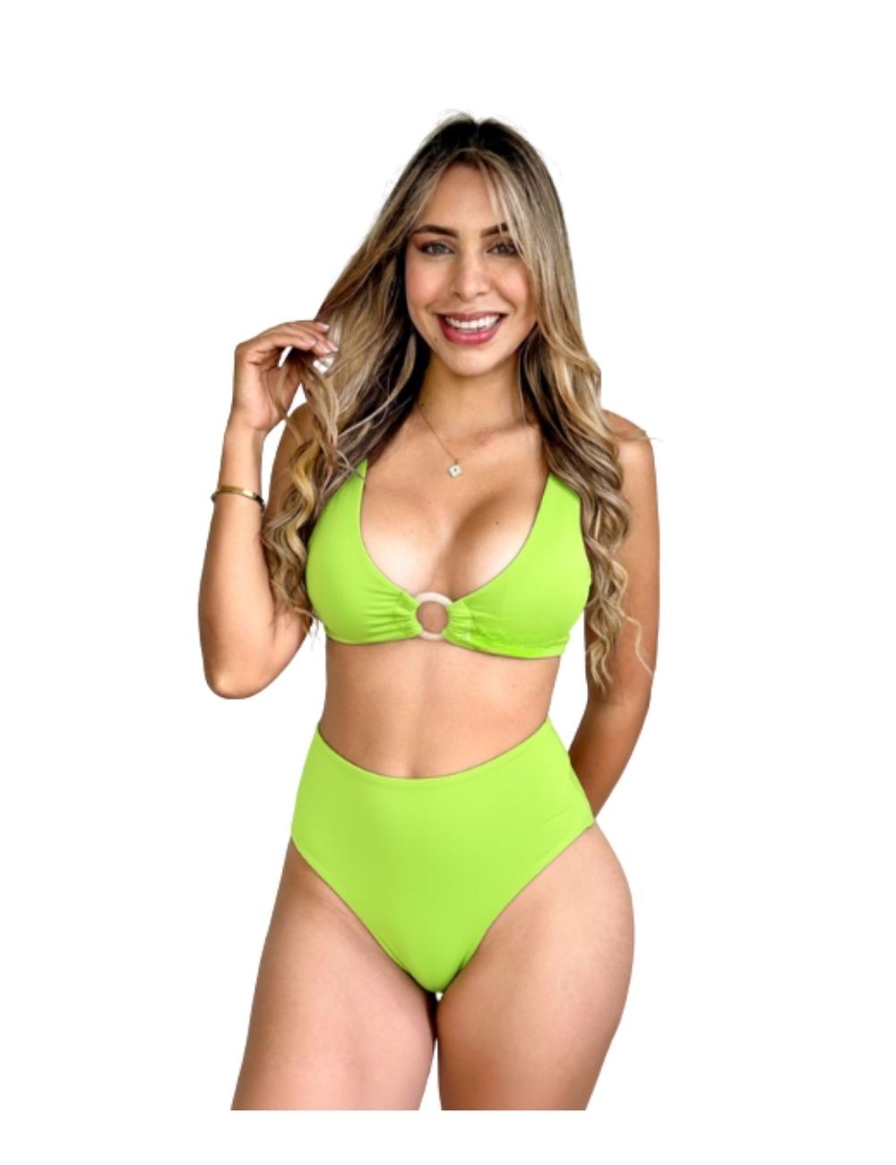Bikini Lorena Verde limón