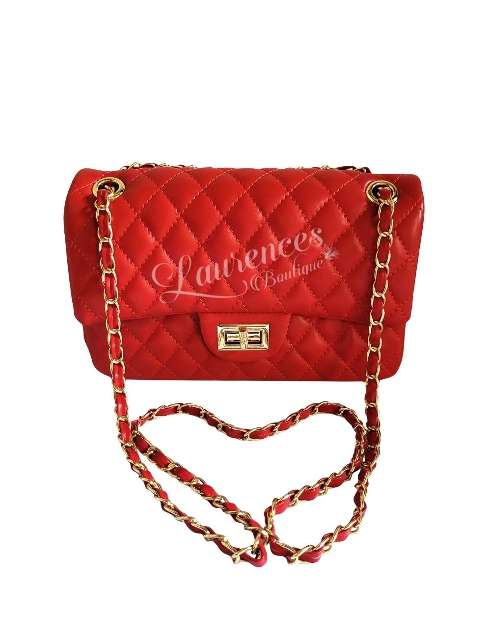 Cartera Modelo Chanel Rojo