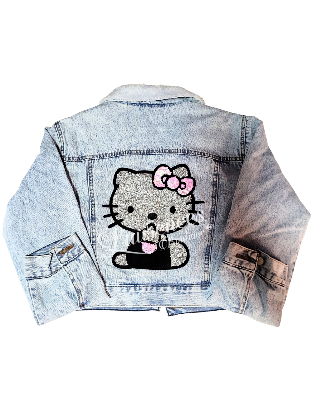 Casaca Jeans Peluche Hello Kitty