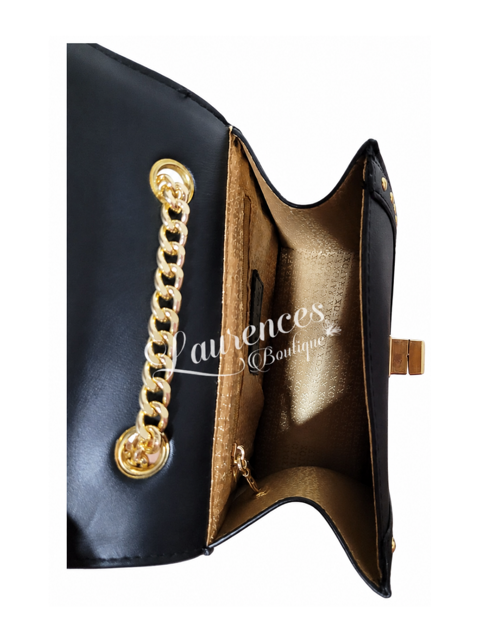 Morralito Broches con Tachas Negro