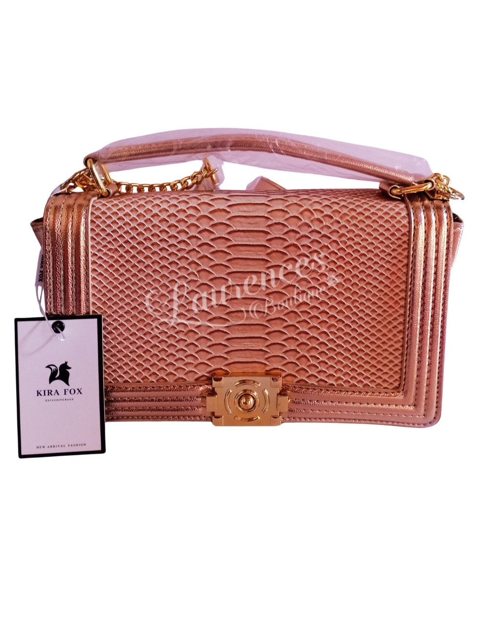 Cartera Dorado Rosa