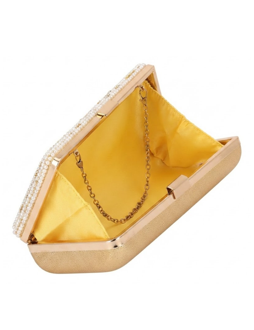 Cartera de Mano Dorado