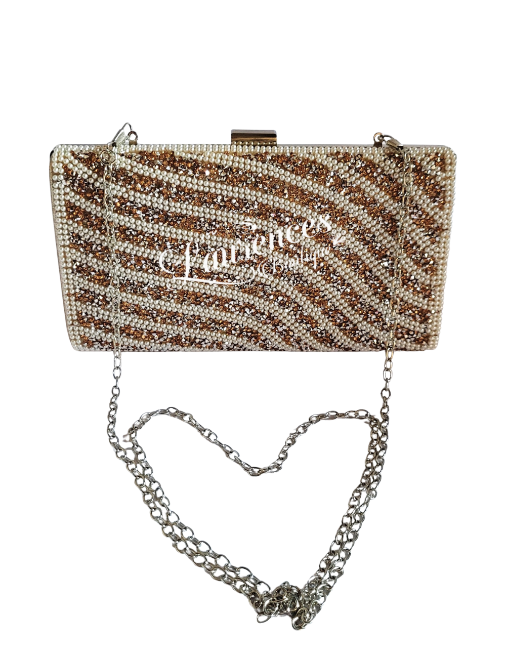 Cartera de Mano Plateado