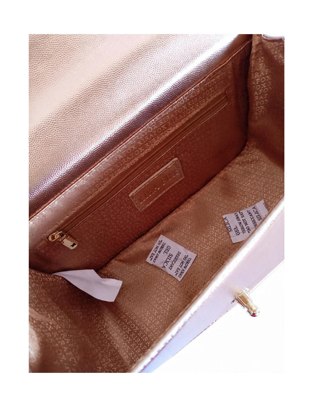 Cartera Dorado Rosa